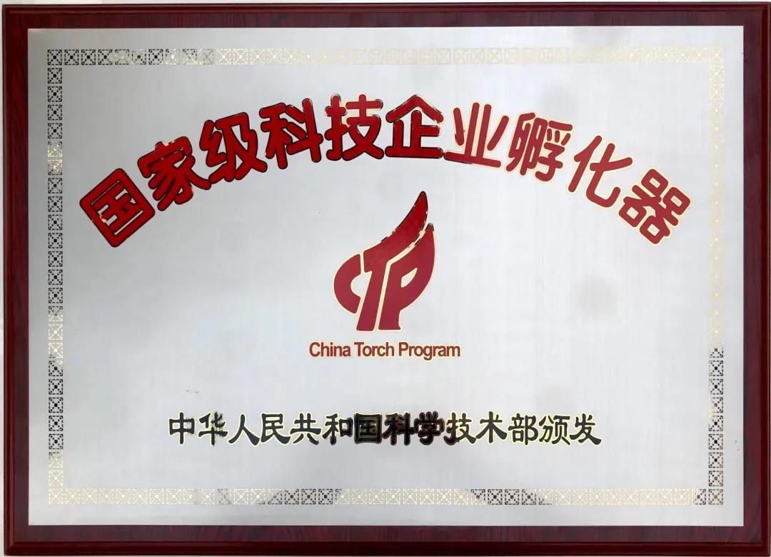 国家级科技企业孵化器