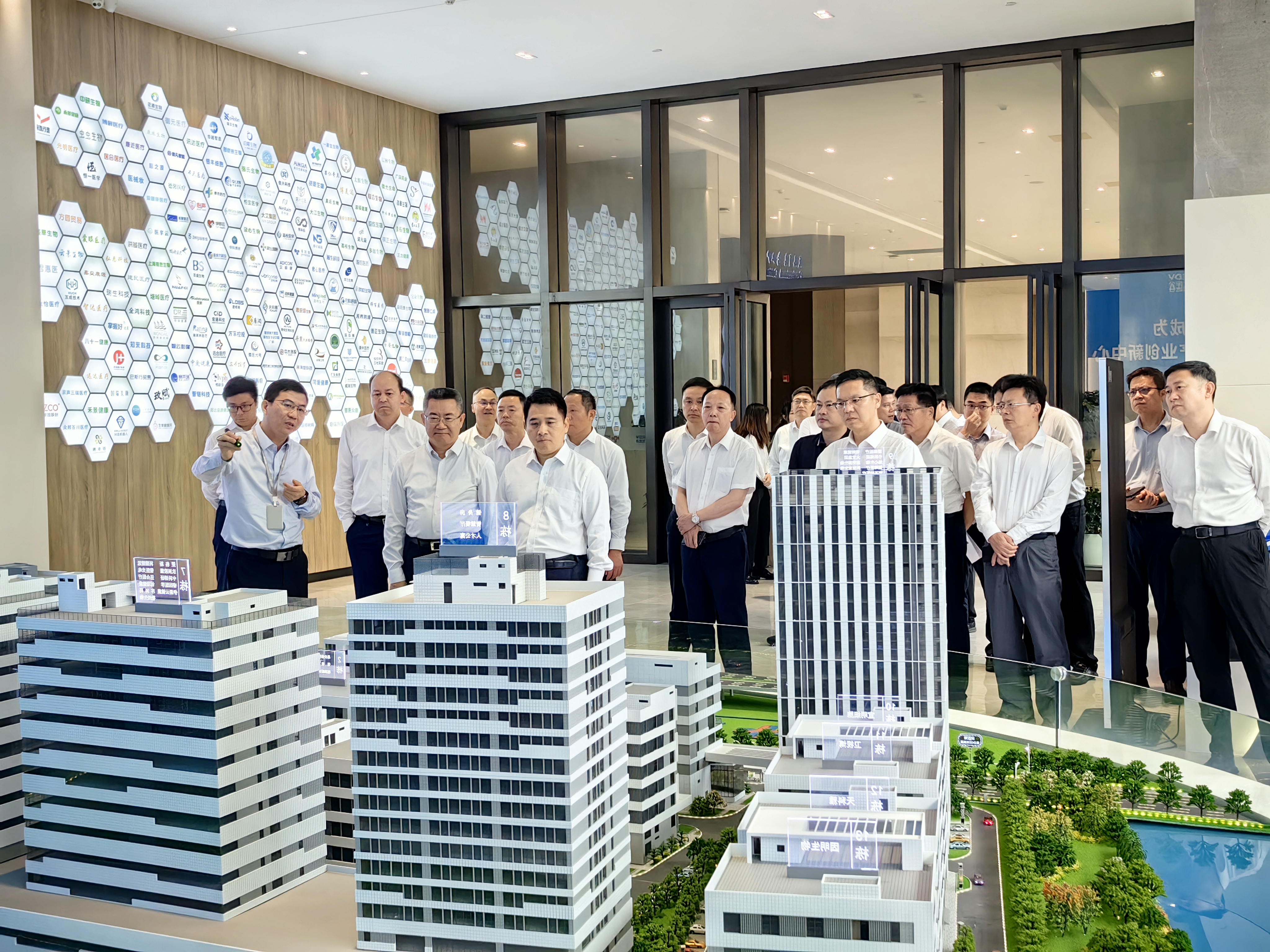 珠海市政府领导一行莅临广东医谷考察调研